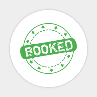 Booked Stamp Icon Magnet